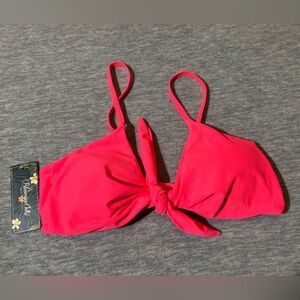 Blooming‎ Jelly swim top women M neon hot pink separate padded adjustable new